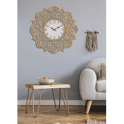HORLOGE MURALE SCULPTURE CM Ø 60X4,5