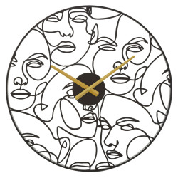 HORLOGE MURALE À VISAGES CM...