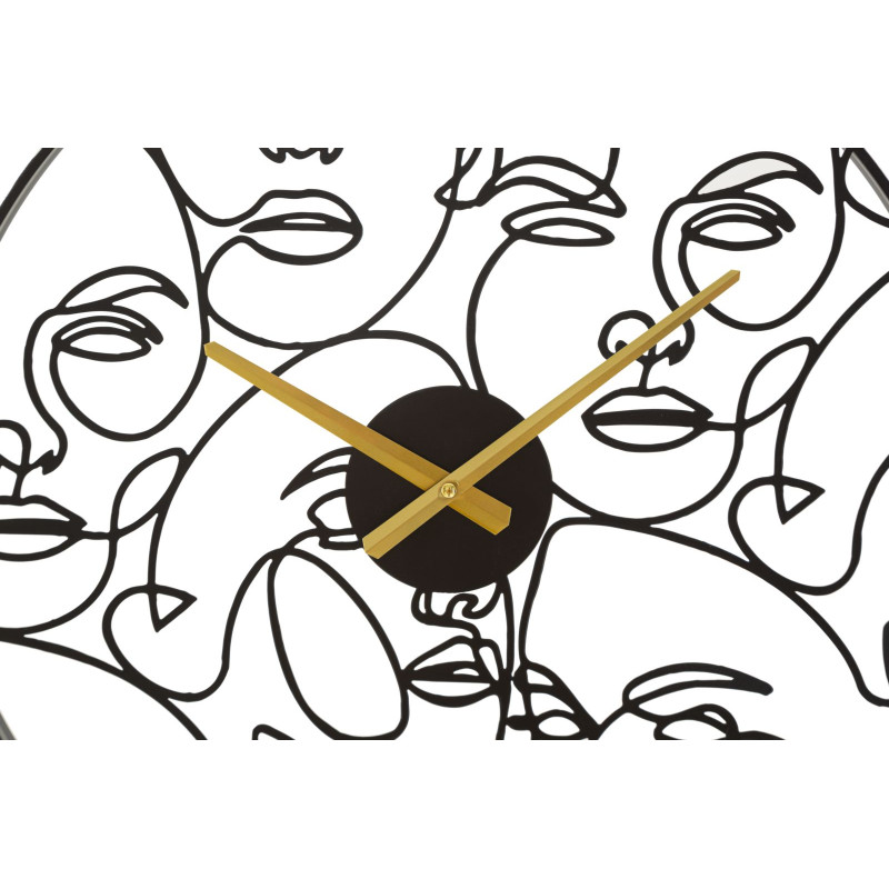 HORLOGE MURALE À VISAGES CM Ø50X3,5