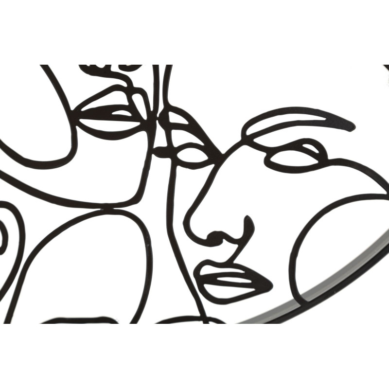 HORLOGE MURALE À VISAGES CM Ø50X3,5
