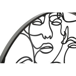 HORLOGE MURALE À VISAGES CM Ø50X3,5