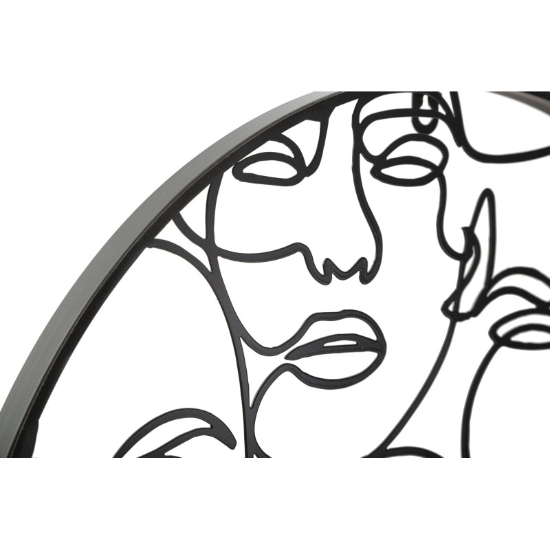 HORLOGE MURALE À VISAGES CM Ø50X3,5