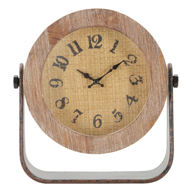 HORLOGE DE TABLE RONDE CM 23,5X7X24