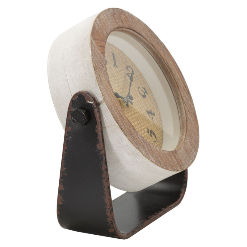 HORLOGE DE TABLE RONDE CM 23,5X7X24