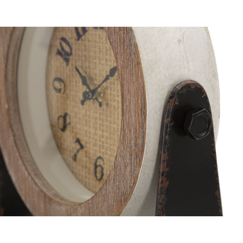 HORLOGE DE TABLE RONDE CM 23,5X7X24