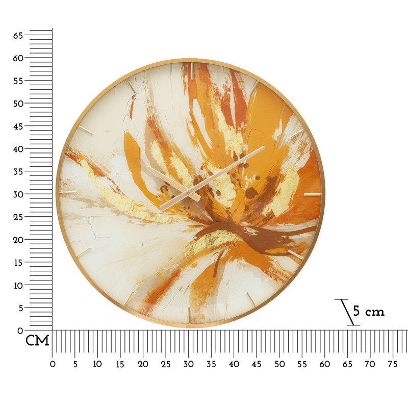 MONTRE TOPLY EN VERRE CM Ø 60X5
