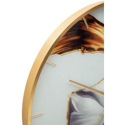 MONTRE ROSE EN VERRE CM Ø 60X5