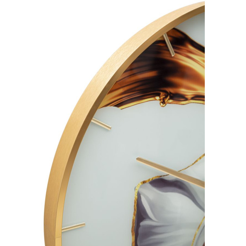 MONTRE ROSE EN VERRE CM Ø 60X5