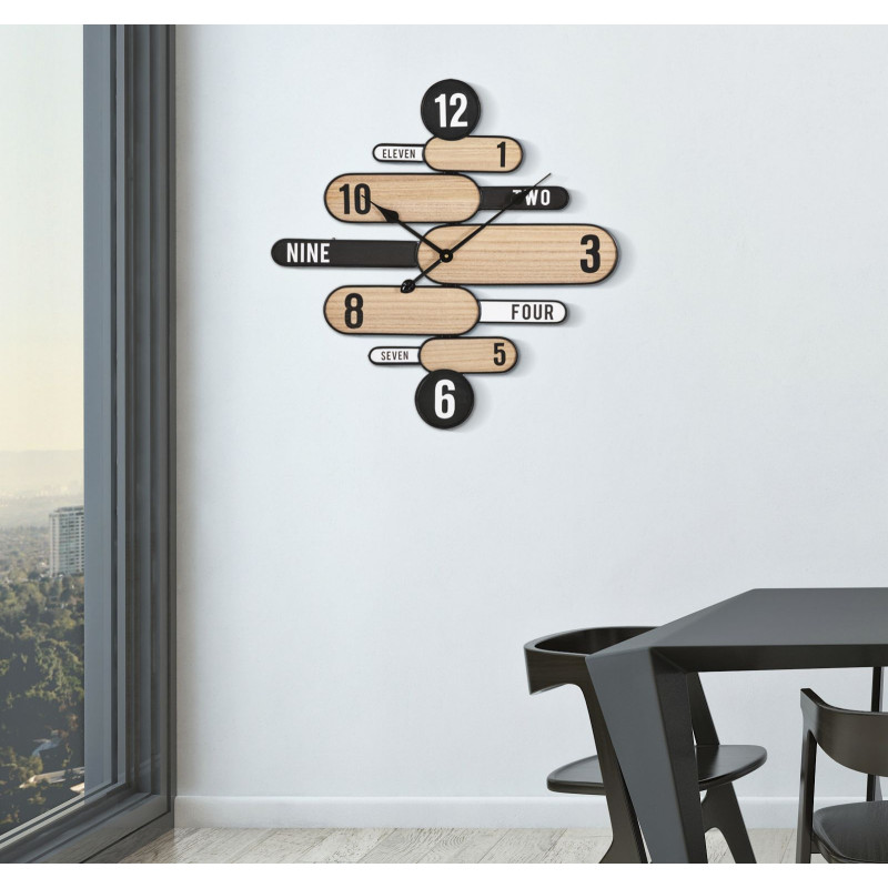 HORLOGE MURALE DIRECTION CM 60X5X60