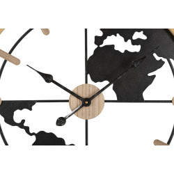 HORLOGE MURALE NOUVELLE DU MONDE CM Ø 60X5