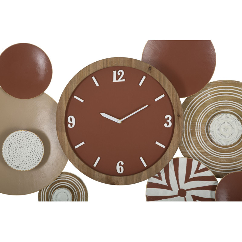 HORLOGE MURALE ETNIQUE 127,6X7,6X61 CM