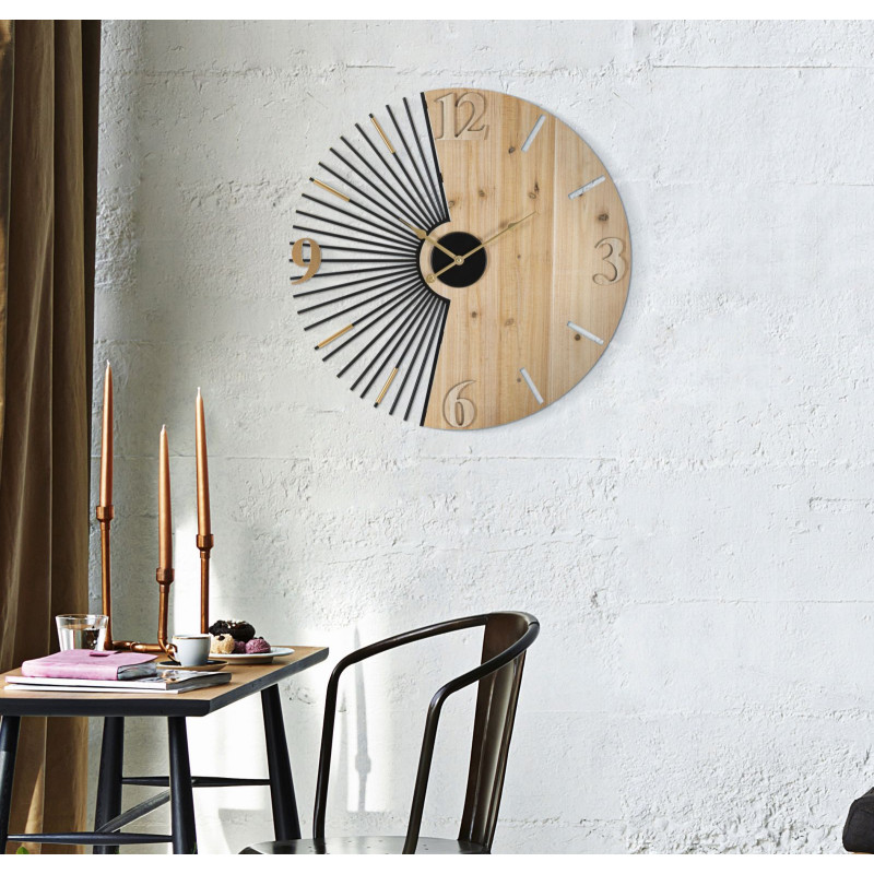 HORLOGE MURALE WORDY CM Ø 60X3,5