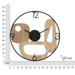 HORLOGE MURALE MOT CM Ø 60X2,5