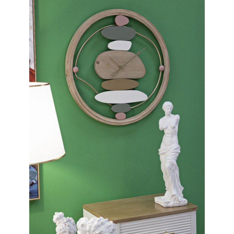 HORLOGE MURALE COLORÉE CM Ø 57X3,8
