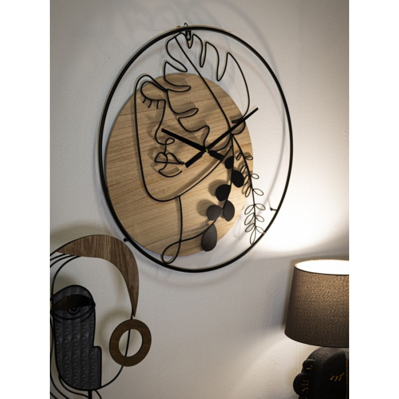HORLOGE MURALE ÉLÉGANTE -A- CM Ø 60X2