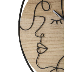 HORLOGE MURALE ÉLÉGANTE -B- CM Ø 60X2