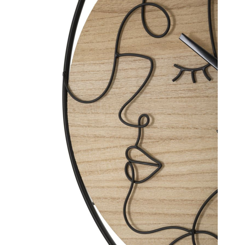 HORLOGE MURALE ÉLÉGANTE -B- CM Ø 60X2
