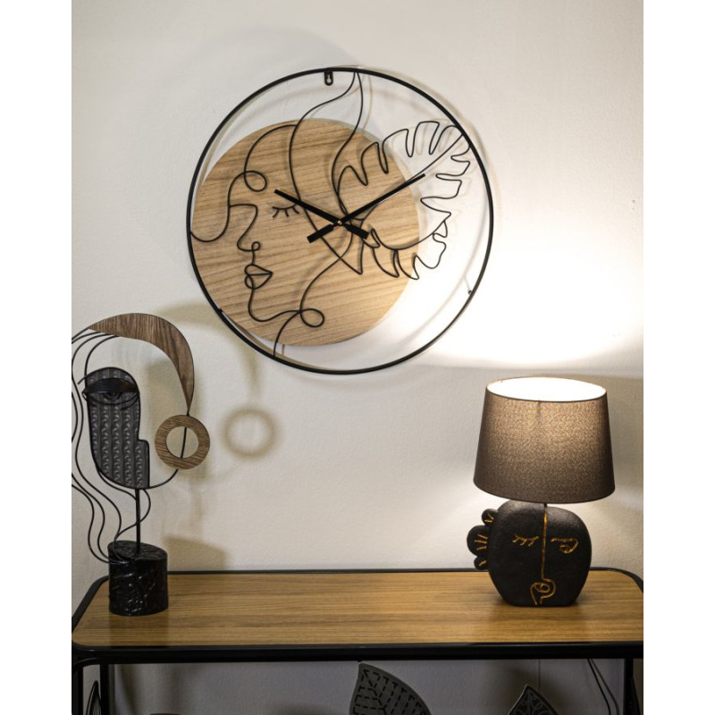 HORLOGE MURALE ÉLÉGANTE -B- CM Ø 60X2
