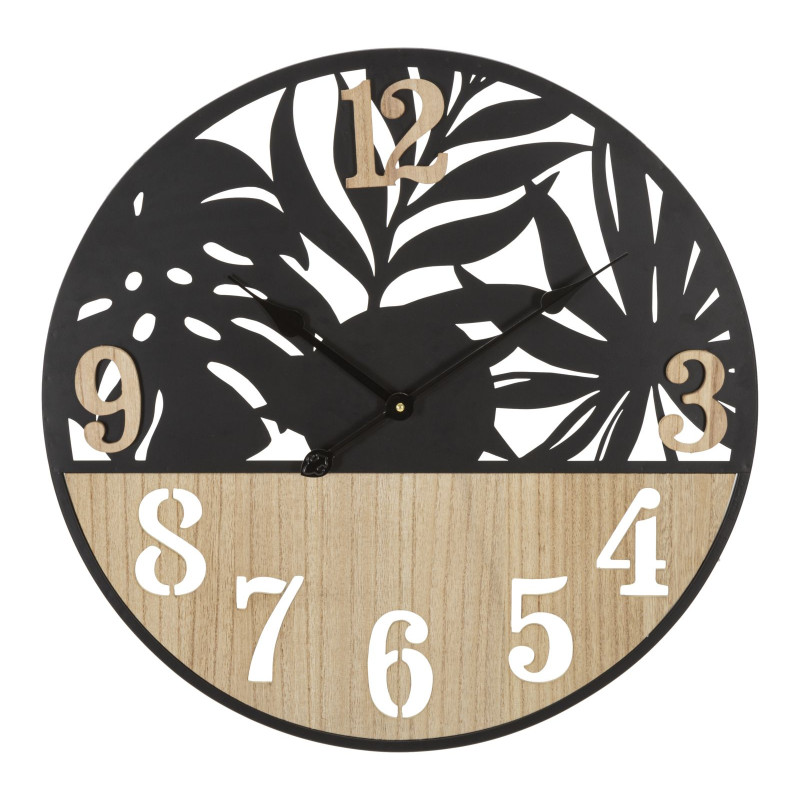 HORLOGE MURALE PALMIER CM Ø 60X2,5