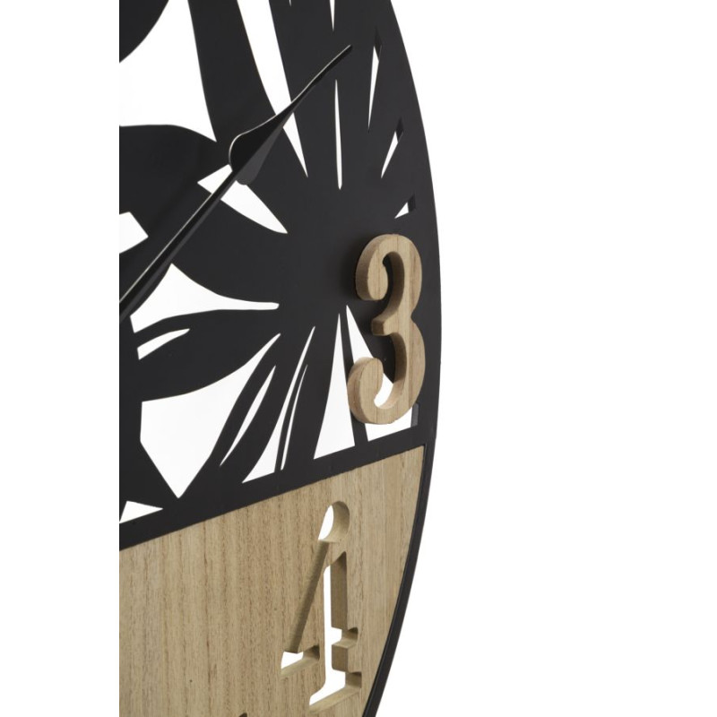 HORLOGE MURALE PALMIER CM Ø 60X2,5