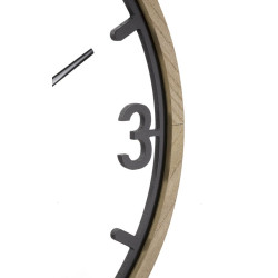 HORLOGE MURALE À CLIPS CM Ø 60X2,5