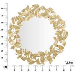 MIROIR FEUILLE ROND CM Ø 87X2,5