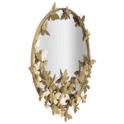 MIROIR PAPILLON ROND CM 74X4X75