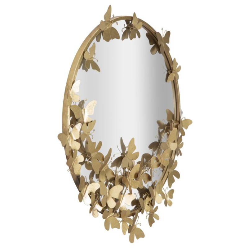 MIROIR PAPILLON ROND CM 74X4X75
