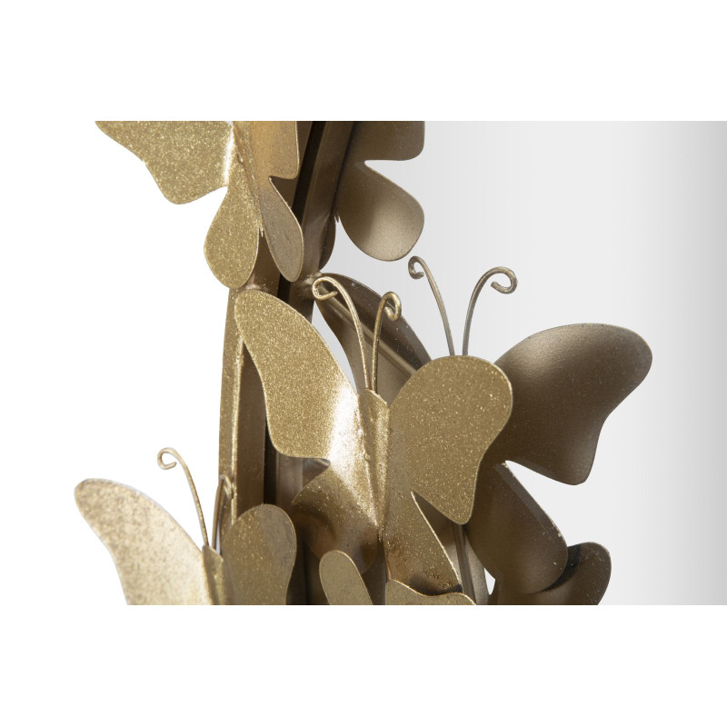 MIROIR PAPILLON ROND CM 74X4X75