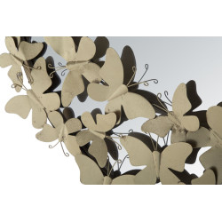 MIROIR PAPILLON ROND NOUVEAU CM Ø 91X3X94