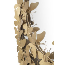 MIROIR PAPILLON OVALE GLAM CM 59X3X89,5 (DIMENSION DU MIROIR CM 46X78)