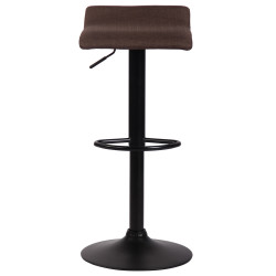 Tabouret de bar Dyn V2 en tissu brun