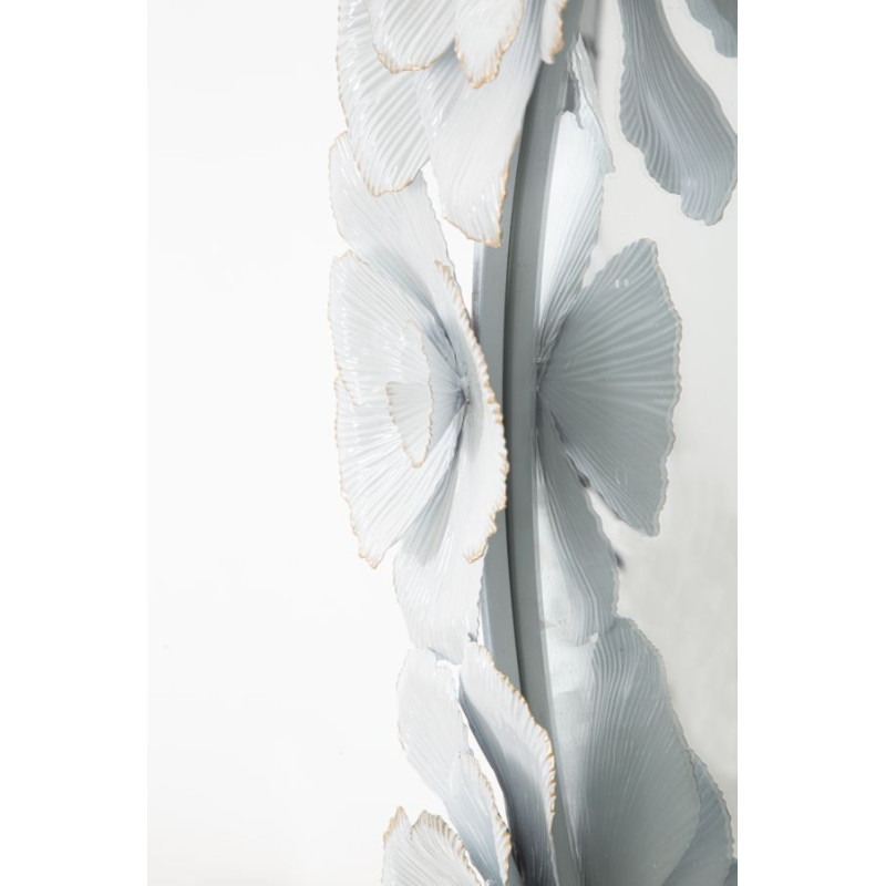 MIROIR FLEUR BLANCHE 82X2,6X85,5 CM