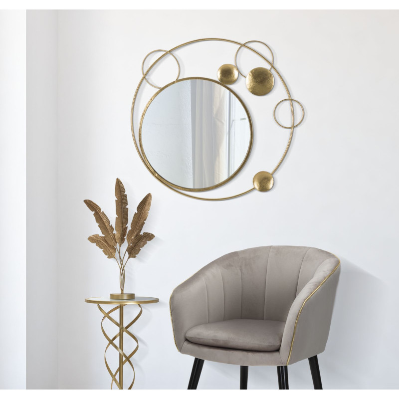 MIROIR PLANÈTE CM 90X3X83