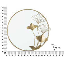 MIROIR AVEC FLEUR CM 75X3,5X72