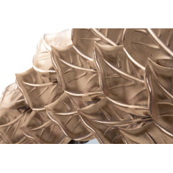 MIROIR MURAL GLAM PETAL CUIVRE CM Ø 73X5