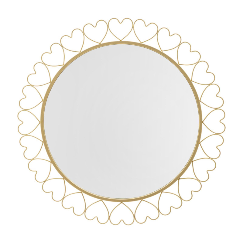 MIROIR COEURS CM Ø 80X2,5