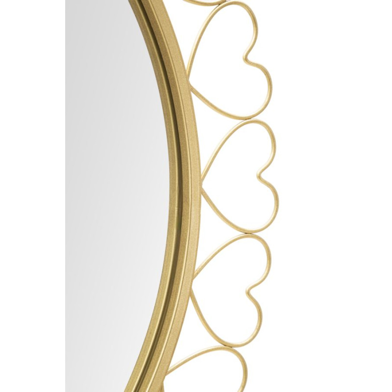 MIROIR COEURS CM Ø 80X2,5