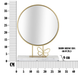 MIROIR DE TABLE PAPILLON CM 30X9X39,5