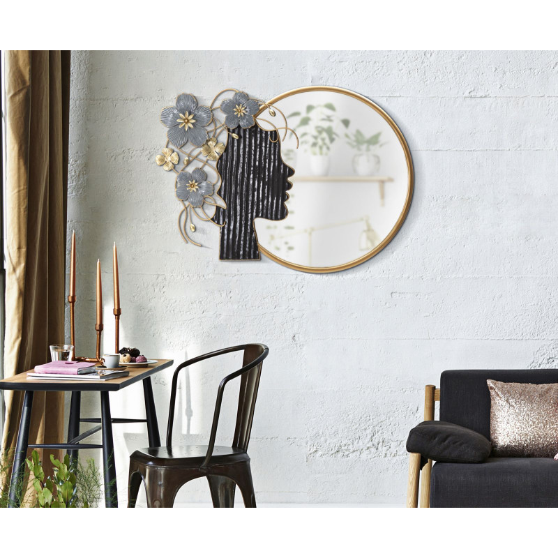 MIROIR MURAL FEMME CM 81,9X7X61