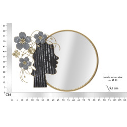 MIROIR MURAL FEMME CM 81,9X7X61