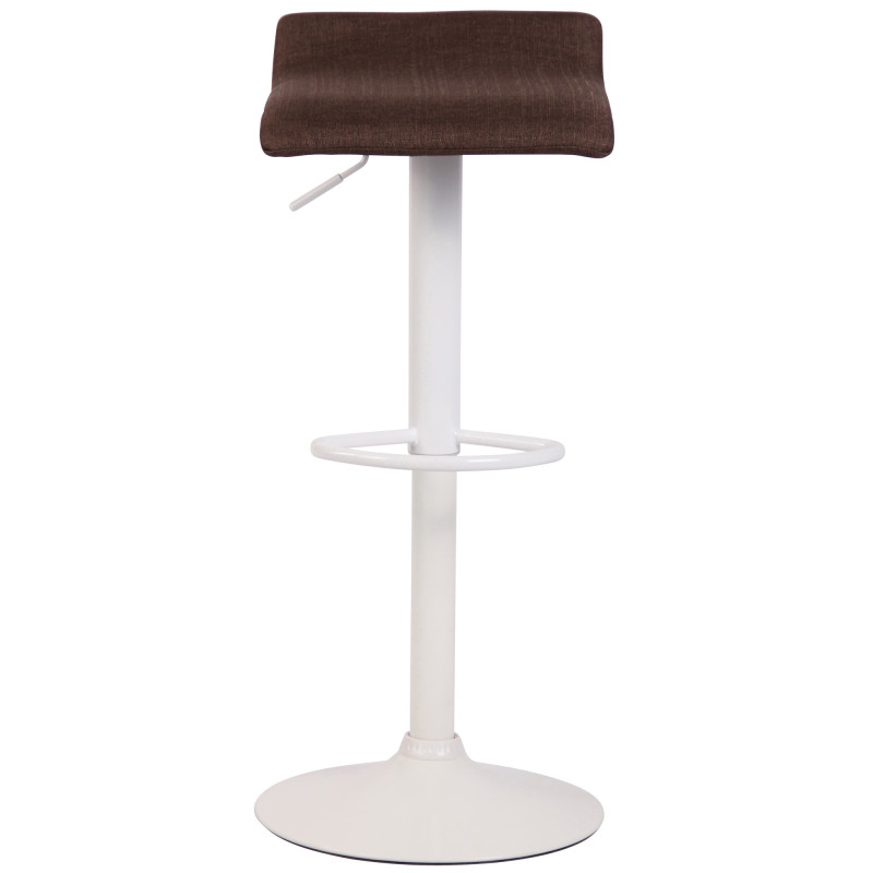 Tabouret de bar Dyn V2 en tissu brun