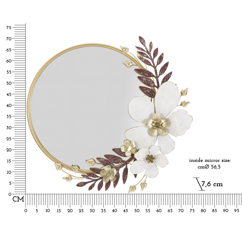 MIROIR MURAL FLOT CM 74,9X7,6X72,4