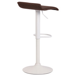 Tabouret de bar Dyn V2 en tissu brun