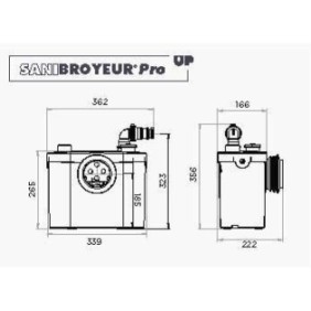 Broyeur Sanibroyeur Pro Up - SFA - ST3UPSTD