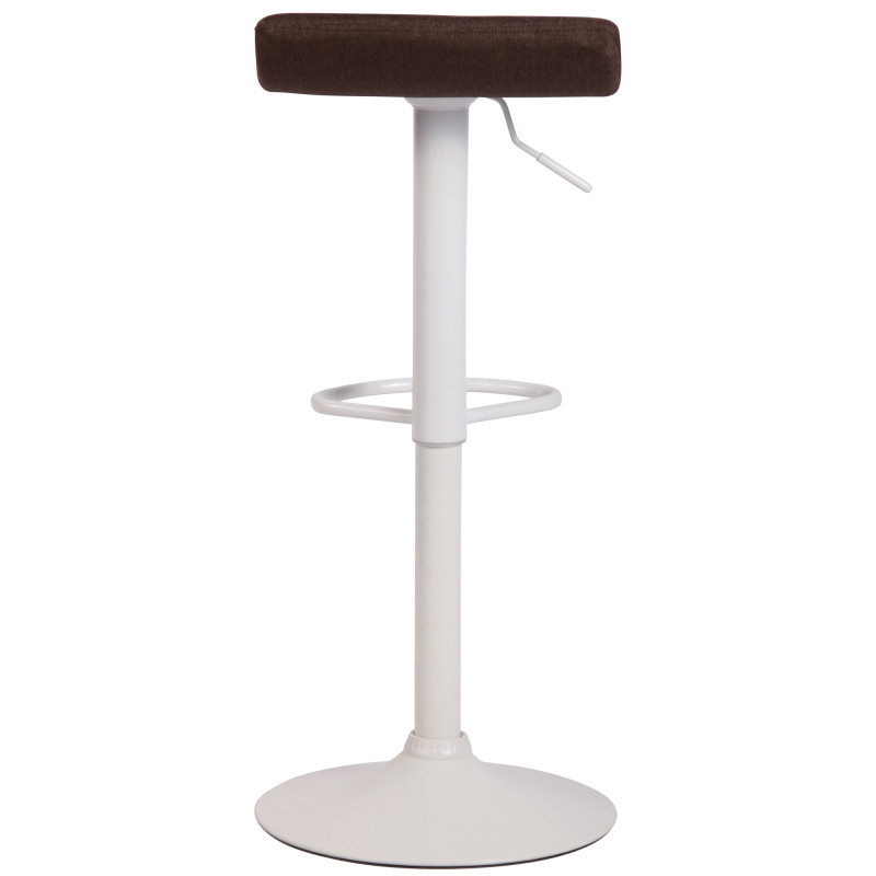 Tabouret de bar Dyn V2 en tissu brun