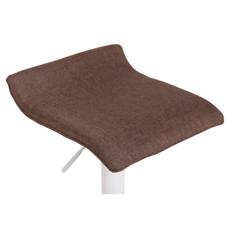 Tabouret de bar Dyn V2 en tissu brun