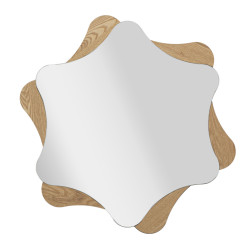 MIROIR MURAL ÉTOILE CM Ø 80X1