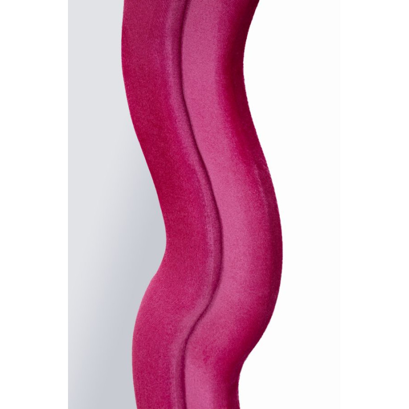 MIROIR MURAL EN VELOURS FUCHSIA MIKI CM 60X4X160 (DIMENSION DU MIROIR CM 39X135)