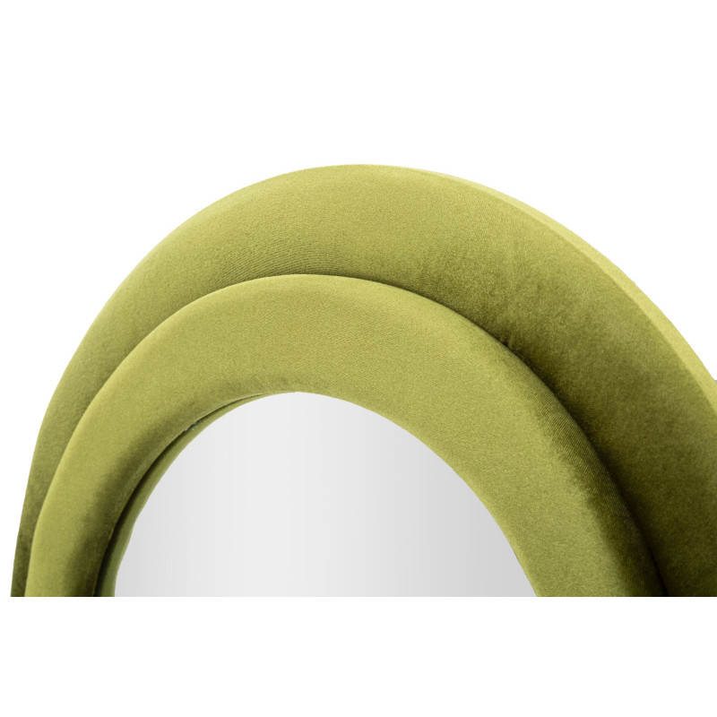 MIROIR MURAL MIKI VELOURS VERT CM 60X4X160